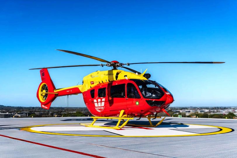 Charity Ride - Westpac Trust Helicopter